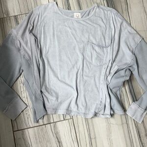 Light Gray Long Sleeve Shirt